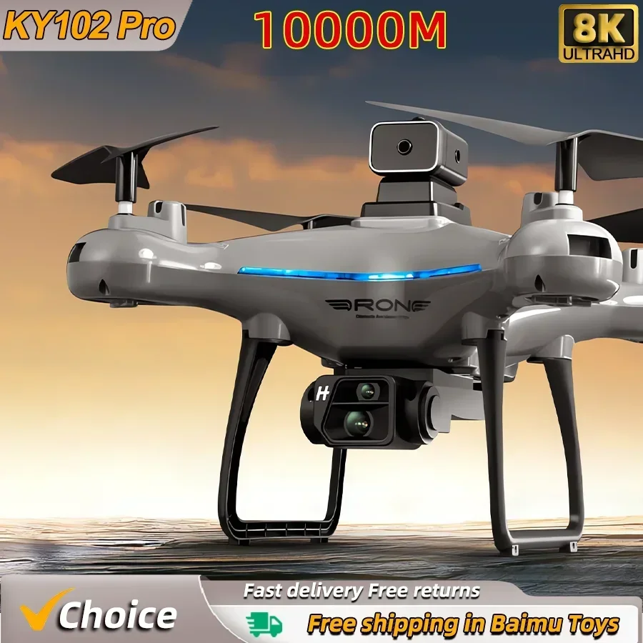 KY102 RC Drone 8K Profissional - Drone Kit Vtol avaliação e preço