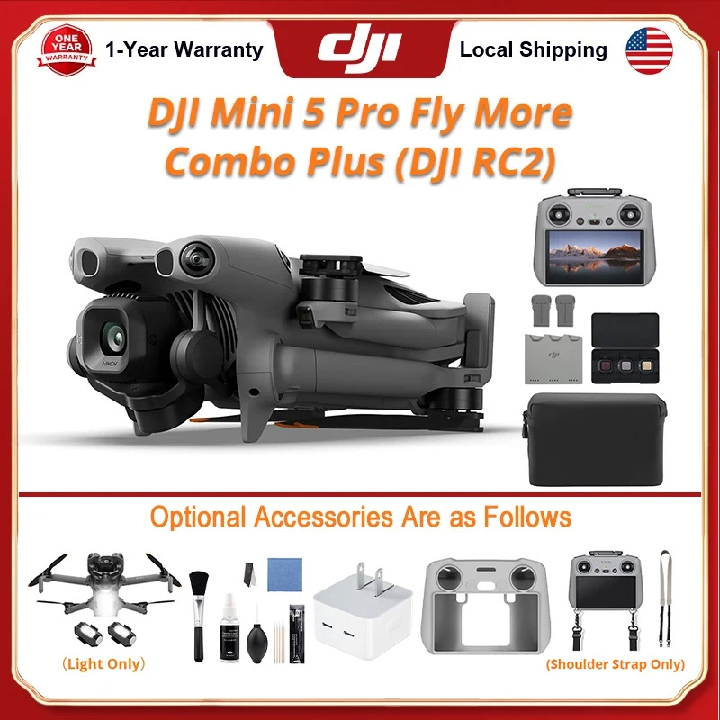 DJI Mini 5 Pro Fly More Combo  - Drone Kit With Camera avaliação e preço